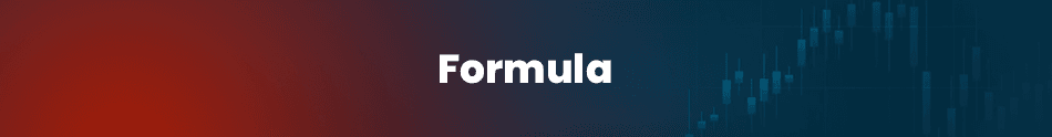 Formula for the Average Price Indicator: A visual representation of the formula API = (High + Low + Close) / 3, showcasing trend analysis in trading.